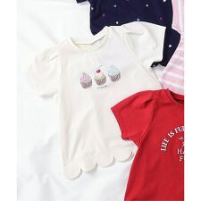 裾スカラップアソートTシャツ_接触冷感