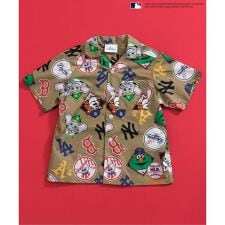 MLB 総柄シャツ
