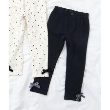 裾リボン/7days Style pants  10分丈