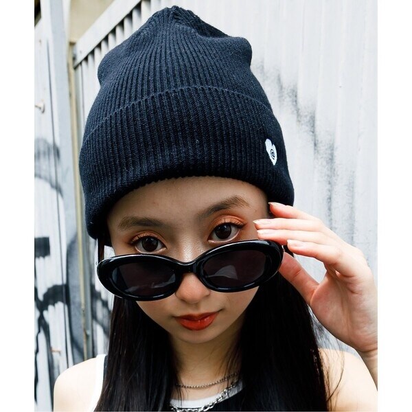 MM6 Maison Margiela ワンポイントロゴ 6 ニット帽 MM6 Maison Margiela ワンポイントロゴ 6 ニット帽（MM6 Maison