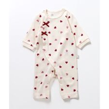 アプレ レ クール(apres les cours)のワッフル総柄カバーオール