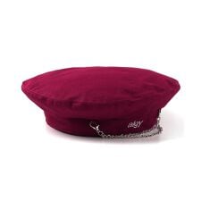 チェーン付きベレー帽