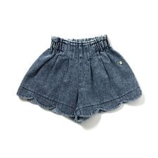 スカラップショートパンツ  ショート丈