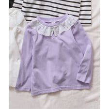 WEB限定 襟レースTシャツ/7days Style | アプレ レ クール(apres les cours)