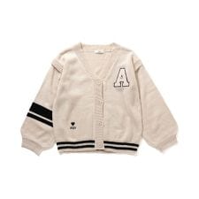 2WAY袖だぼニットカーデ