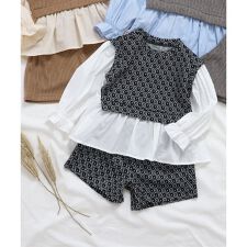 アプレ レ クール(apres les cours)のニットソーセットアップ