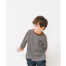 アプレ レ クール(apres les cours)のワンポイントロゴワッフルTシャツ