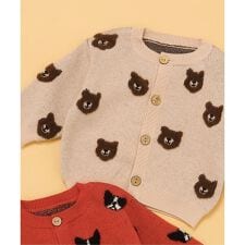 ブリーズ(BREEZE)のBpop どうぶつジャガードカーデ