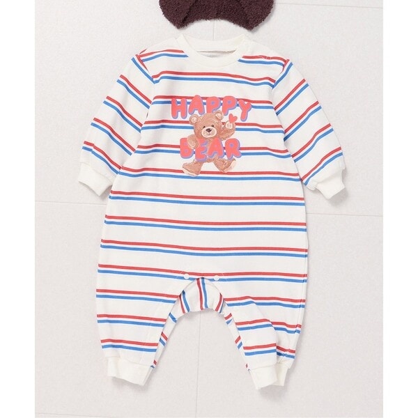 カラフルビーンズ 総柄カバーオール | ミキハウス