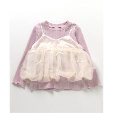 アプレ レ クール(apres les cours)のバルーンチュールキャミドッキングTシャツ