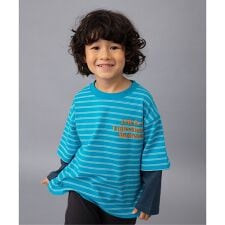 2Pレイヤード風ボーダーロンT