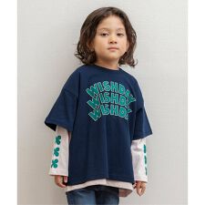 【2Pセット】3way袖プリントTシャツ