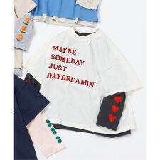 【2Pセット】3way袖プリントTシャツ