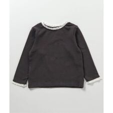 アプレ レ クール(apres les cours)のハート針抜きフリルTシャツ