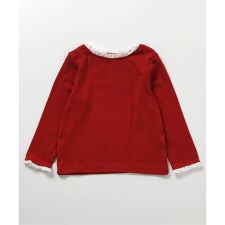 アプレ レ クール(apres les cours)のハート針抜きフリルTシャツ