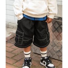 ブリーズ(BREEZE)のルーズカーゴハーフパンツ(セットアップ可)  6分丈