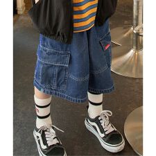 ブリーズ(BREEZE)のルーズカーゴハーフパンツ(セットアップ可)  6分丈