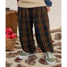 ワイドタックパンツ  10分丈