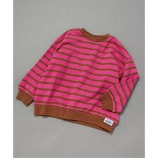 WEB限定 無地ボーダートレーナー