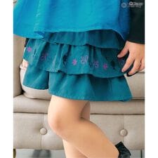 アプレ レ クール(apres les cours)のディズニーキャラクターティアードショートパンツ  ショート丈