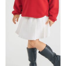 アプレ レ クール(apres les cours)のプリーツスカート風キュロット  ショート丈