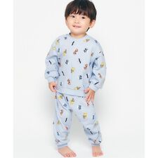 トイプードル・くるま柄裏毛パジャマ