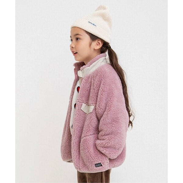 新品正規品【PG/size4】ジャガードボアブルゾン　フリース　アウター秋冬 ジャガードボアジャケット（J402045）|BREEZE（ブリーズ） ユニ