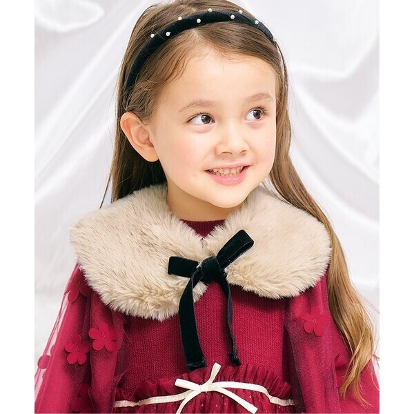 プリメロ ❤︎ ファーティペット付きコート　ピンク プリメロ ❤︎ ファーティペット付きコート ピンク フェイク