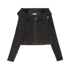 アルジー(ALGY)のピグメントライクオフショルリブニットトップス