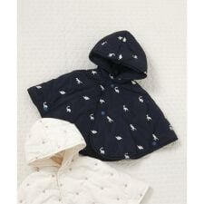 アプレ レ クール(apres les cours)の中綿刺繍マント