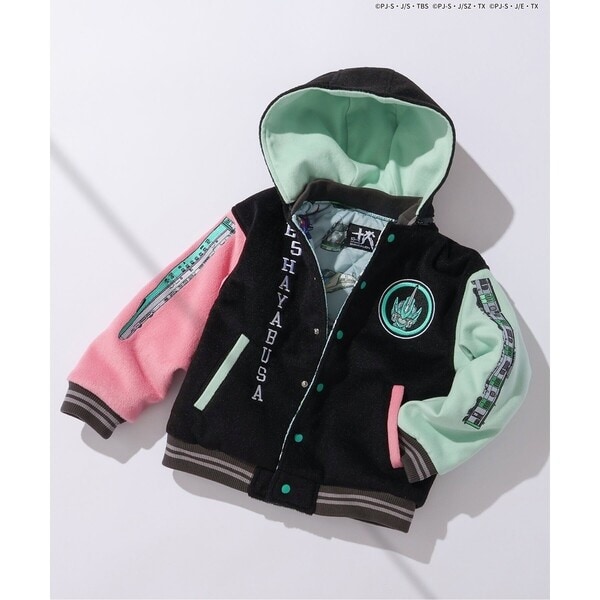 WEB限定 【シンカリオン】刺繍フード付きスタジャン | ブリーズ(BREEZE