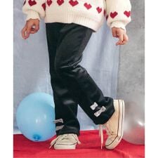 アプレ レ クール(apres les cours)のリボンニットコールきゅんパンツ  10分丈