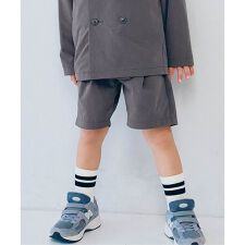 ピードットプルミエ(p.premier)のタックデザインハーフパンツ フォーマル対応