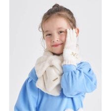 アプレ レ クール(apres les cours)のリボンファーマフラー