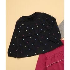 アプレ レ クール(apres les cours)のWEB限定 フレアフリルトレーナー