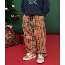 ブリーズ(BREEZE)の【リンク】チェックパンツ  10分丈