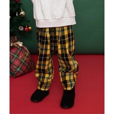 ブリーズ(BREEZE)の【リンク】チェックパンツ  10分丈