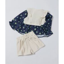 アプレ レ クール(apres les cours)のベストドッキングトップス＆ショートパンツセット  ショート丈