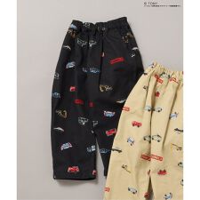 TOMICA×BREEZE 刺繍総柄パンツ  10分丈