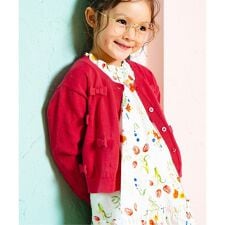 リボンニットカーディガン