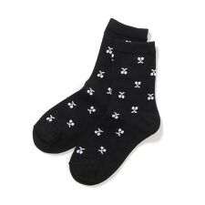 さくらんぼ・ハート・お花柄クルーソックス