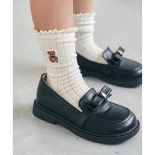 tiny bear レースフリルソックス