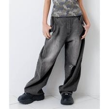 デニムカーブパンツ