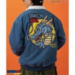 リンク】ドラゴンボールコラボ デニムボアジャケット(大人サイズ 