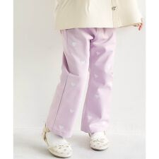 ハート・デイジー刺繍きゅんパンツ