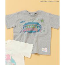 【リンク】ちびまる子ちゃんコラボ グラフィックTシャツ(キッズサイズ)
