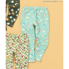 ちびまる子ちゃんコラボ 総柄DAISUKIパンツ  9分丈