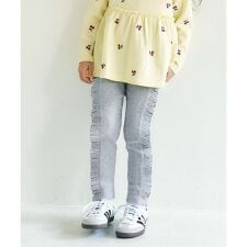 サイドフリルレギンス/7days Style pants  10分丈