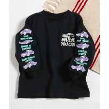 袖モチーフロンT