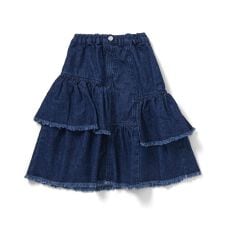 デニムロングスカート